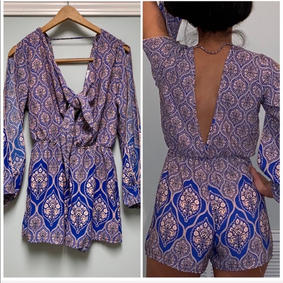 A’GACI front knot romper - Picture 5 of 7